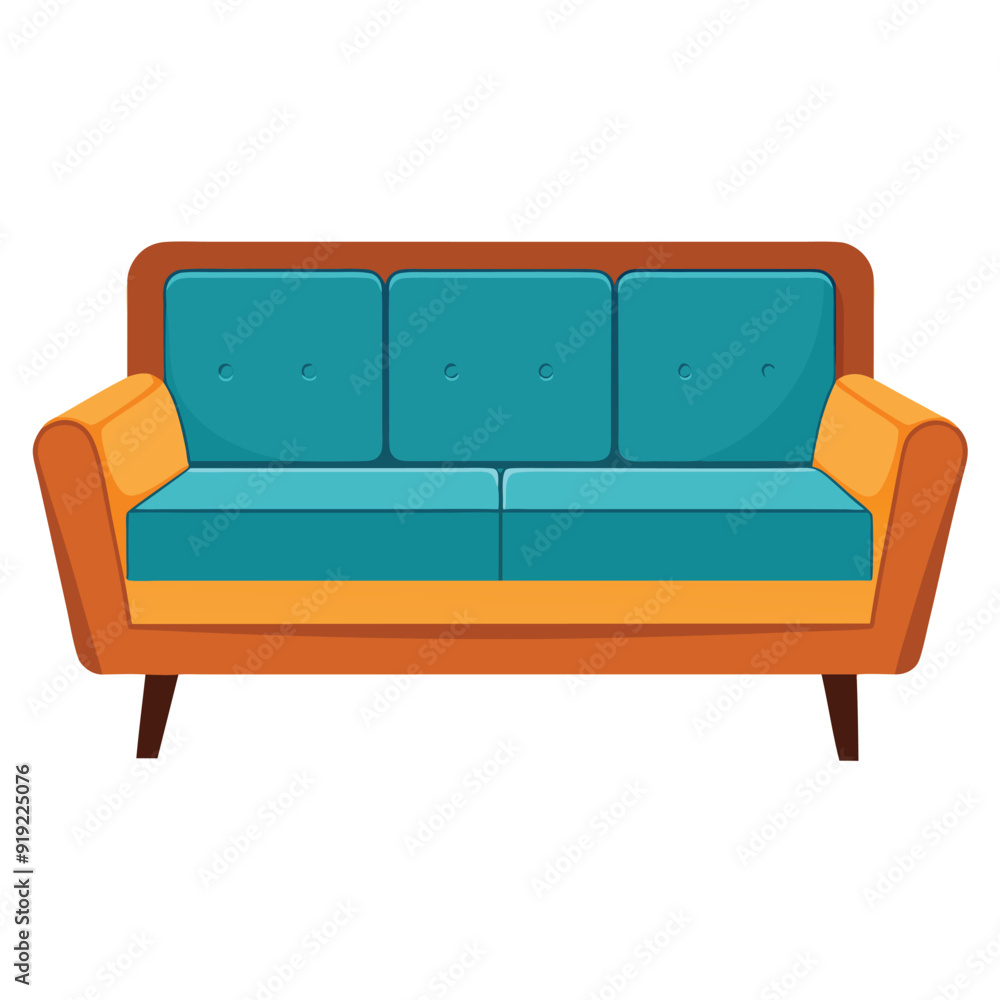 sofa isolated on white background