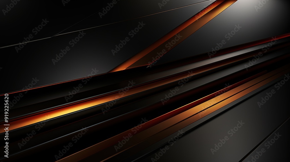 Abstract black and orange geometric pattern. Abstract black and orange geometric pattern.