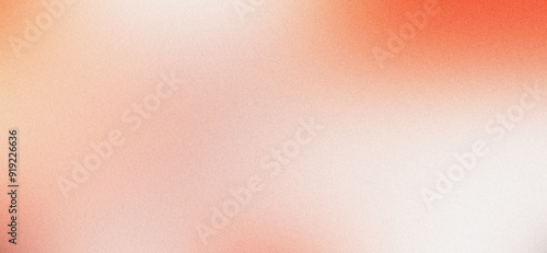 Abstract white and red gradient background with noise texture. poster banner headerdesign project. A soft, modern, and creative abstract design element. photo