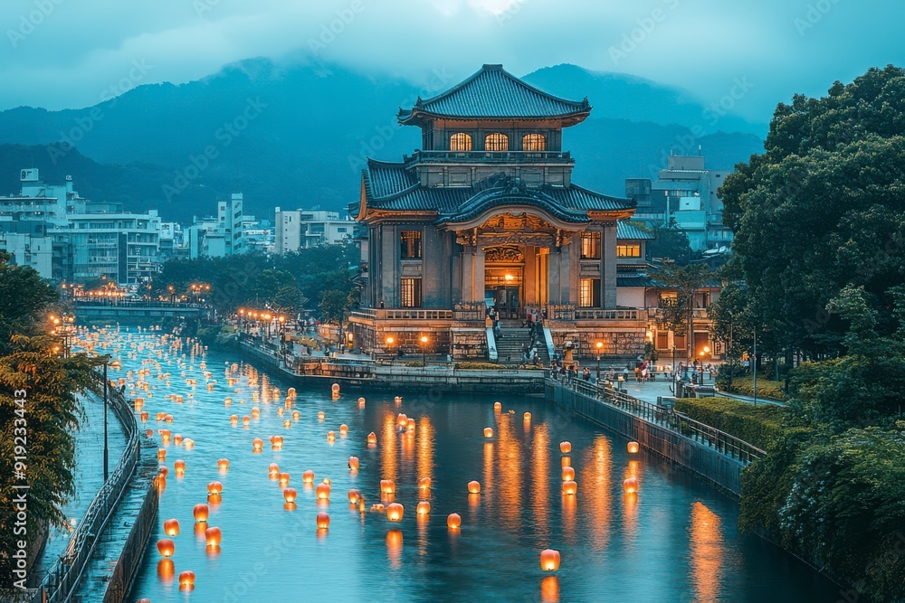 Fototapeta premium Traditional Japanese Scene