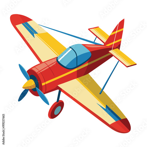 airplane isolated on white