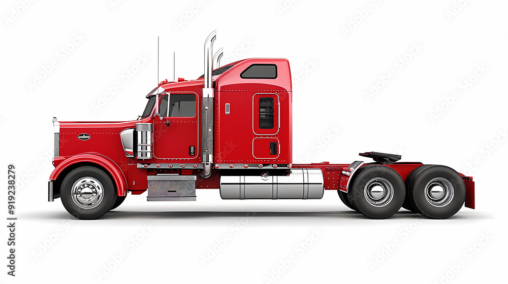 Truck template isolated on white background vector image Truck template isolated on white background vector image