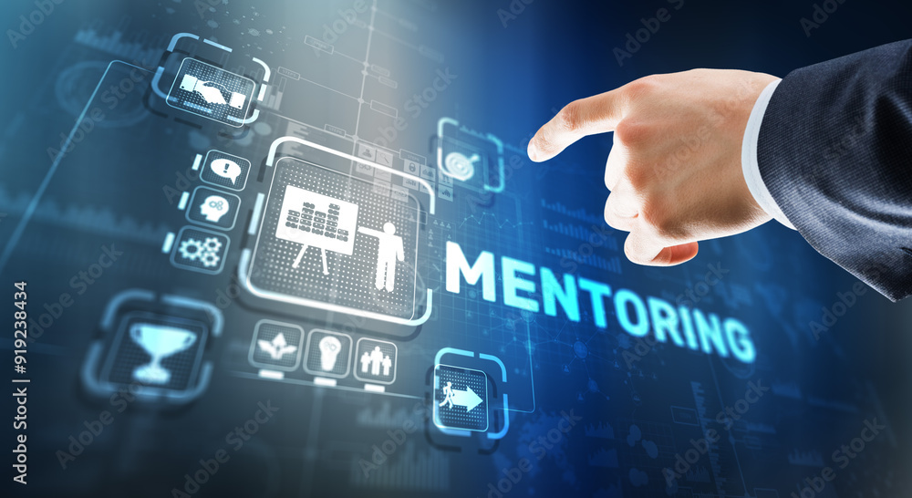 Mentoring Motivation Coaching Career Business Technology concept Mentoring Motivation Coaching Career Business Technology concept
