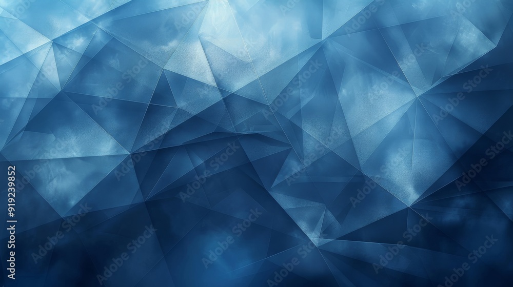Abstract Blue Polygonal Background Abstract Blue Polygonal Background
