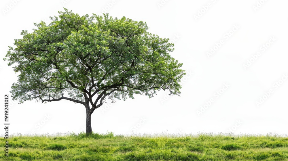 Lush Tree of Heaven Leaves on White Background - Nature's Beauty and Serenity Lush Tree of Heaven Leaves on White Background - Nature's Beauty and Serenity