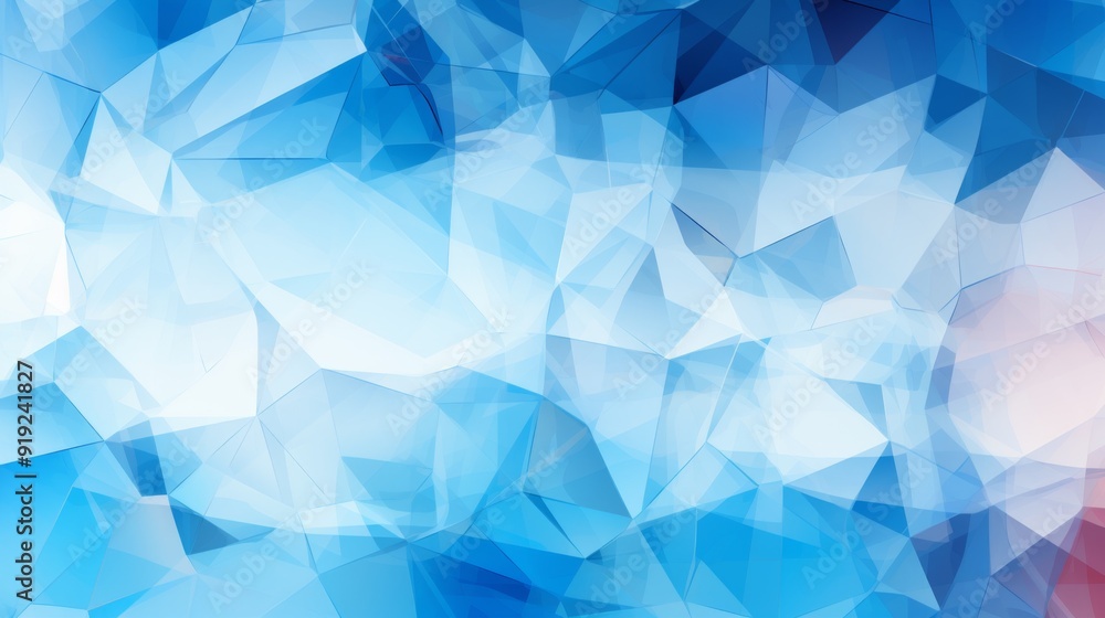 Abstract Blue and White Geometric Pattern Abstract Blue and White Geometric Pattern
