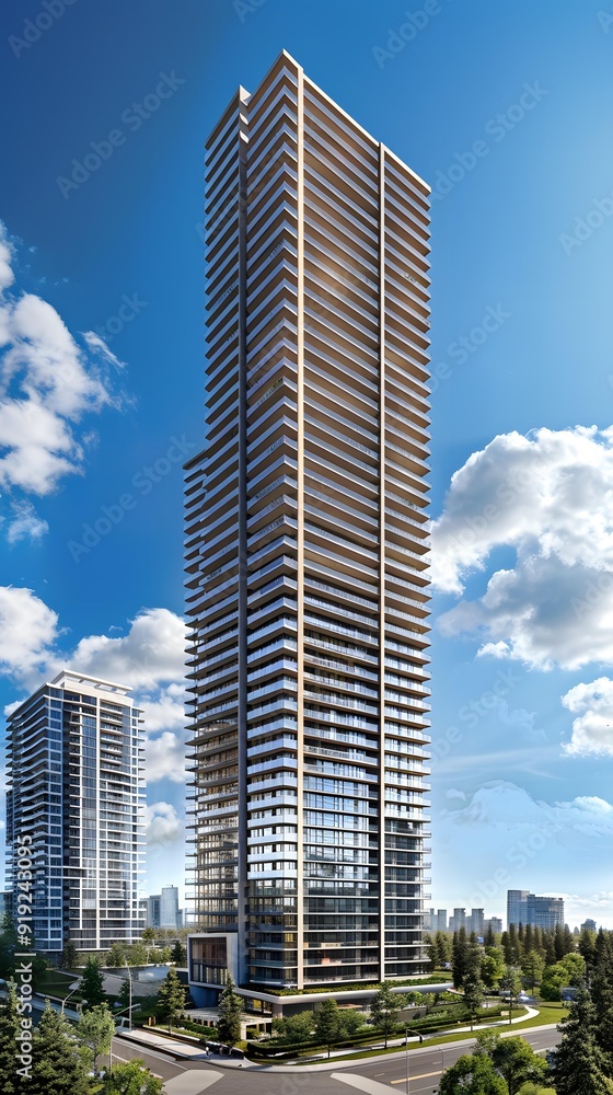 Modern Glass and Steel Skyscraper Building Architecture Modern Glass and Steel Skyscraper Building Architecture