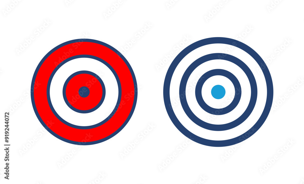 Target icon vector. goal icon vector. target marketing icon vector Target icon vector. goal icon vector. target marketing icon vector