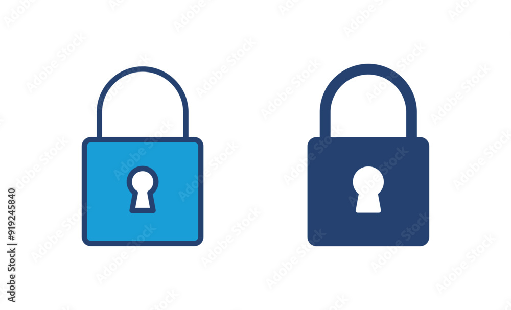 Lock icon vector. Padlock icon vector. Encryption icon. Security symbol Lock icon vector. Padlock icon vector. Encryption icon. Security symbol