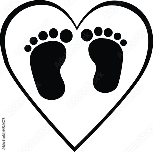 Little Steps – Adorable Baby Footprints Art