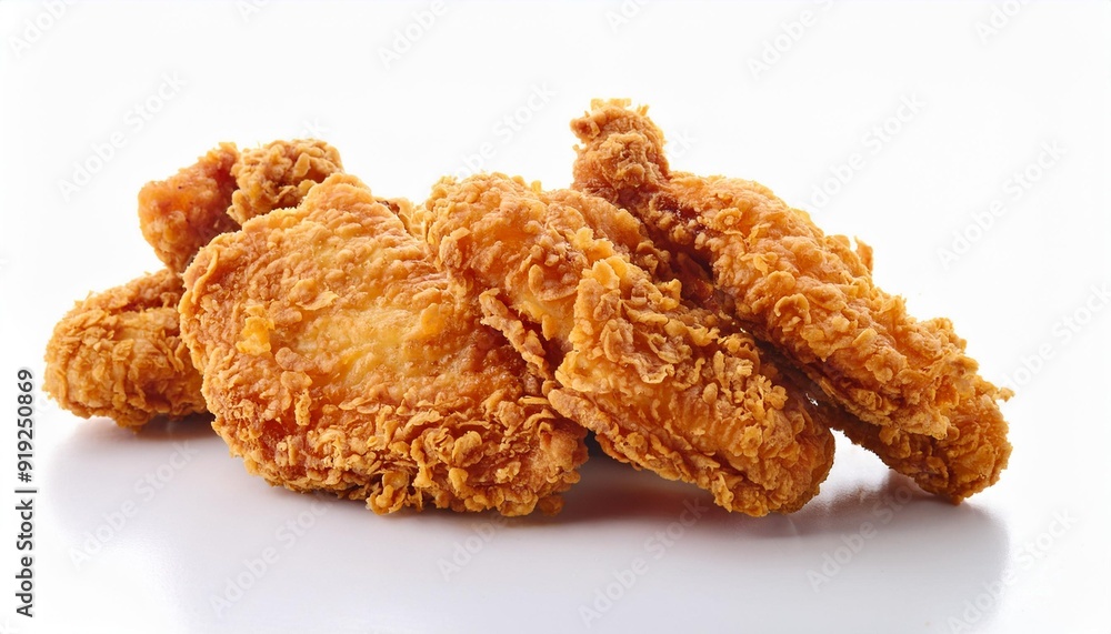 Golden Crunch: Perfectly Crispy Fried Chicken Strip Golden Crunch: Perfectly Crispy Fried Chicken Strip