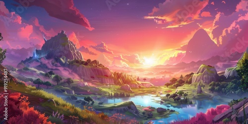Exploring the Fortnite Universe. High detailed plain background