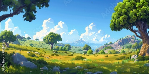 Fortnite Battle Royale. High Detailed Background