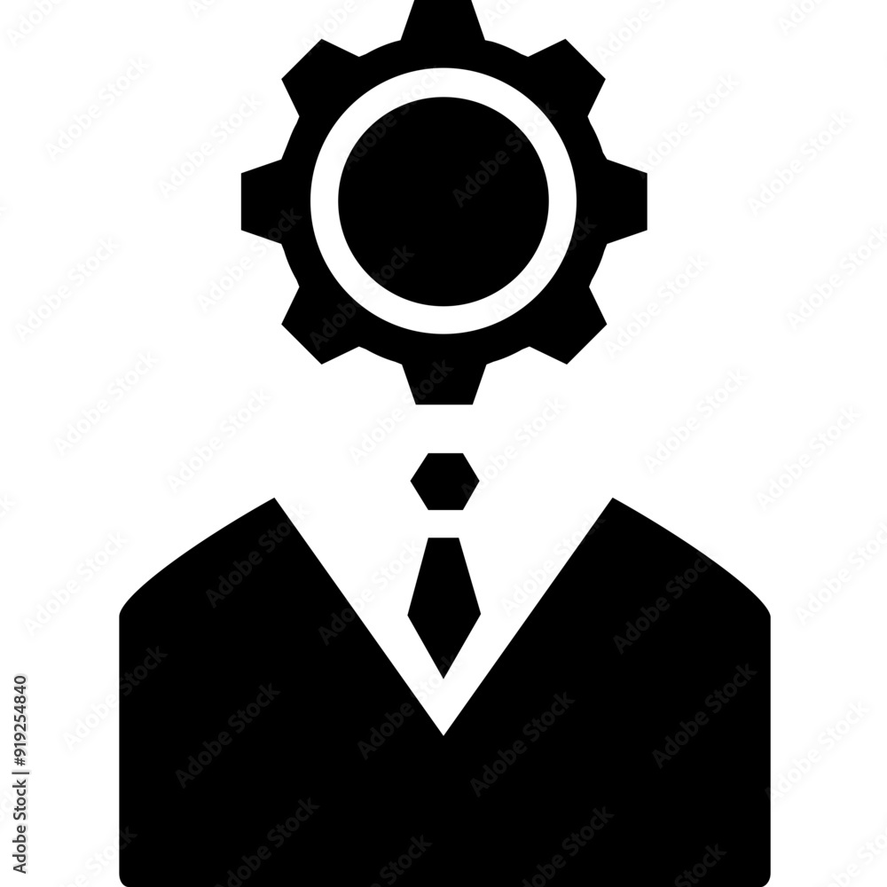 Manager vector icon in glyph style Manager vector icon in glyph style