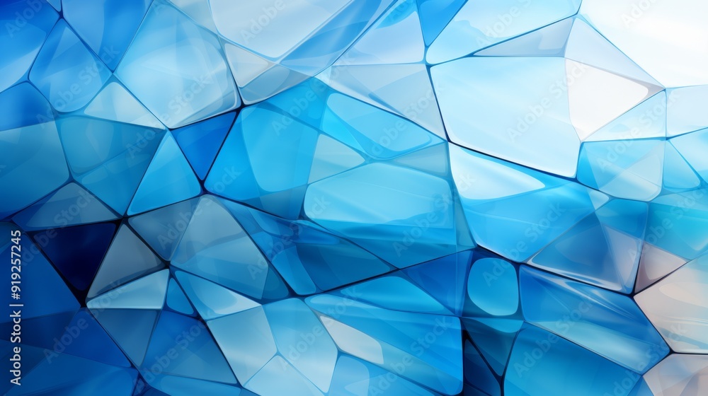 Abstract Blue Mosaic Pattern Abstract Blue Mosaic Pattern