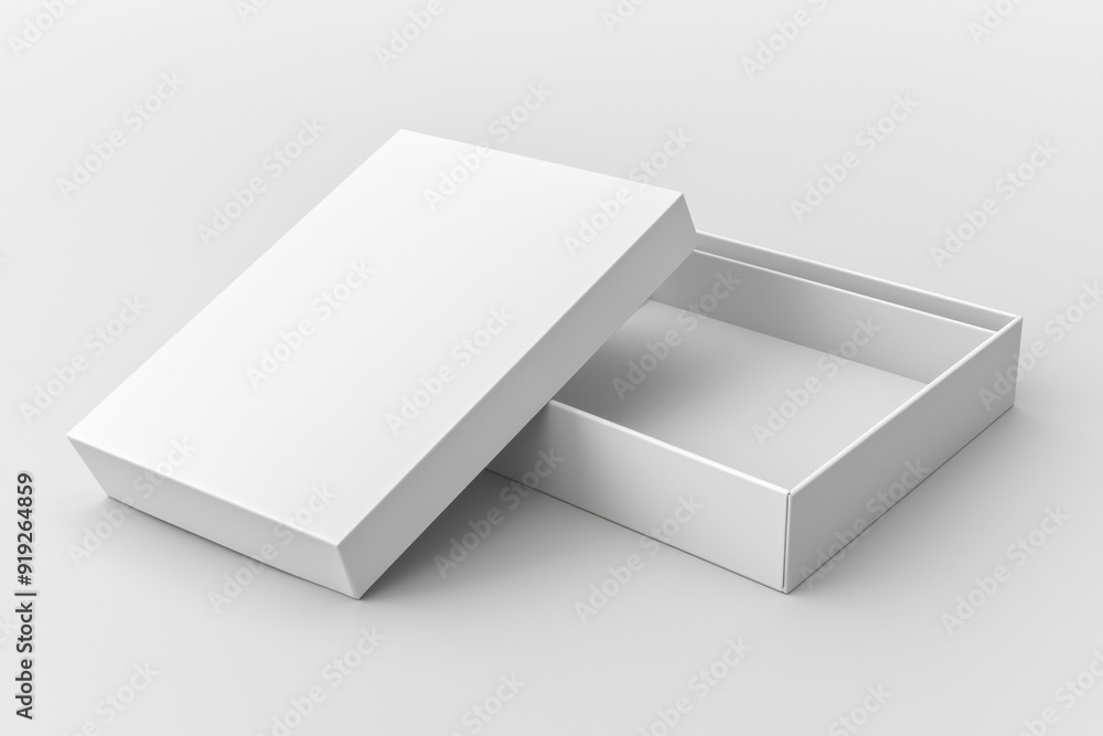 Paper Box Mockup A4 on isolated background created with Generative AI Paper Box Mockup A4 on isolated background created with Generative AI