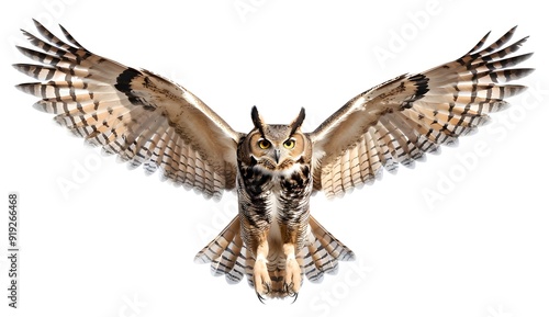 Great Horned Owl in Flight photo