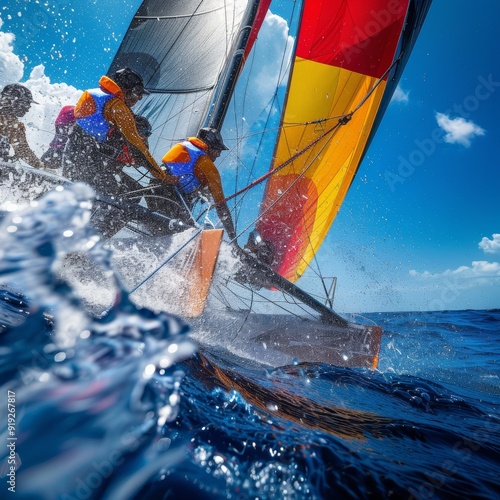 Thrilling Teamwork Aboard a Nacra 17 in Italy