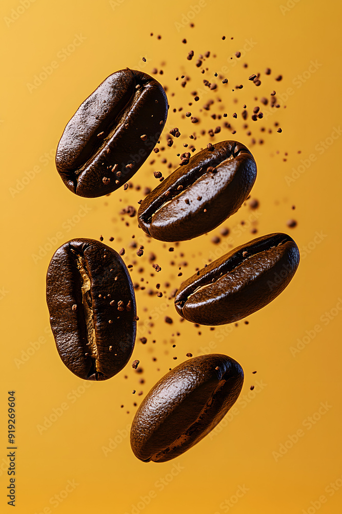 Levitating Coffee Beans: Precision in Motion Levitating Coffee Beans: Precision in Motion