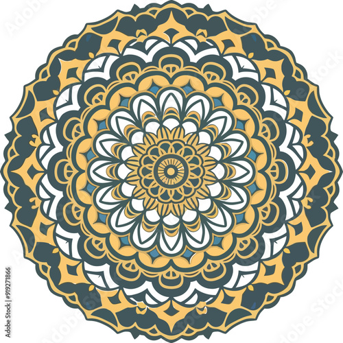 A colorful mandala background 