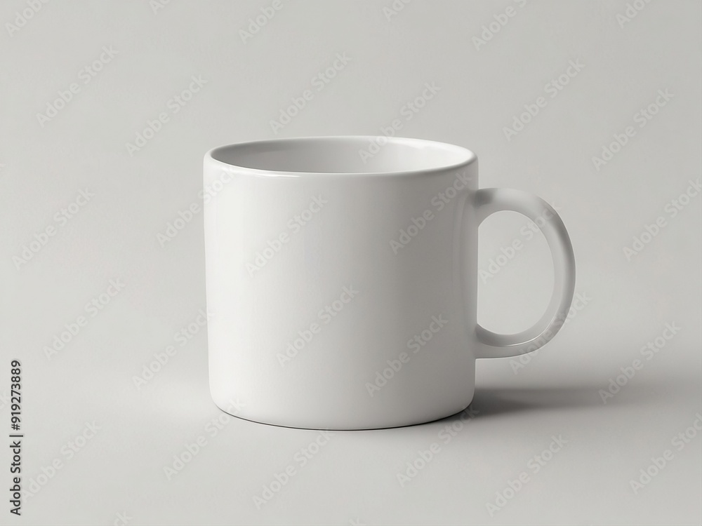 A blank white coffee mug is the perfect canvas for your morning brew. A blank white coffee mug is the perfect canvas for your morning brew.