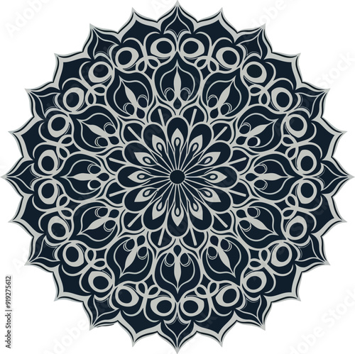 Hand drawn mandala design 