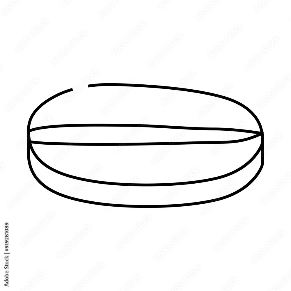 cut fruit kiwi line icon vector. cut fruit kiwi sign. isolated contour symbol black illustration cut fruit kiwi line icon vector. cut fruit kiwi sign. isolated contour symbol black illustration