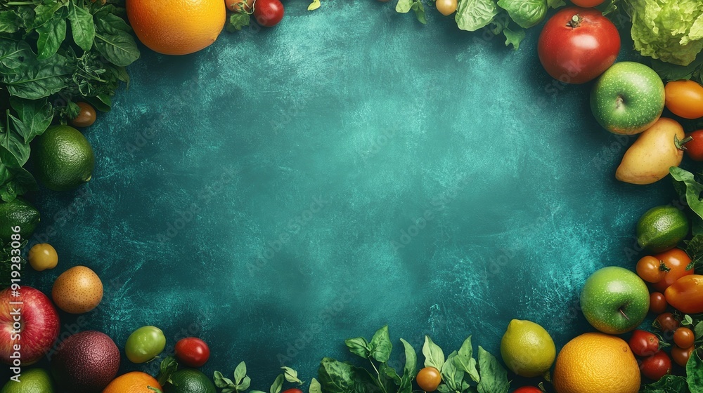 A concept background for World Food Safety Day, with a focus on food safety awareness and space for promotional text, ideal for health campaigns. A concept background for World Food Safety Day, with a focus on food safety awareness and space for promotional text, ideal for health campaigns.