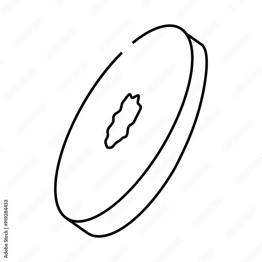 slice kiwi fresh line icon vector. slice kiwi fresh sign. isolated contour symbol black illustration slice kiwi fresh line icon vector. slice kiwi fresh sign. isolated contour symbol black illustration