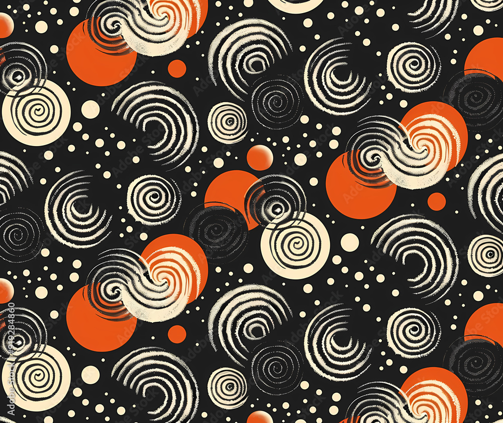 Dotted line geometric seamless pattern vector image Dotted line geometric seamless pattern vector image