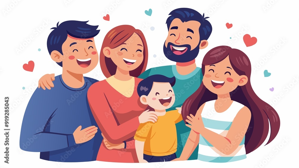 Laughter and love fill the air as family bonds deepen. This image depicts a family engaged in a shared activity, emphasizing the importance of quality time spent together. Laughter and love fill the air as family bonds deepen. This image depicts a family engaged in a shared activity, emphasizing the importance of quality time spent together.