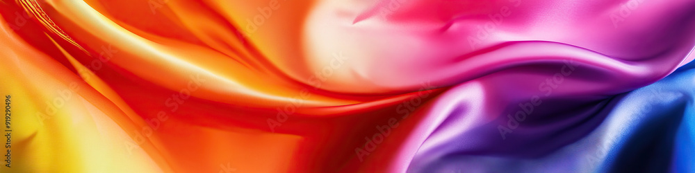 Fototapeta premium A vibrant political banner, its edges fluttering in the wind.
