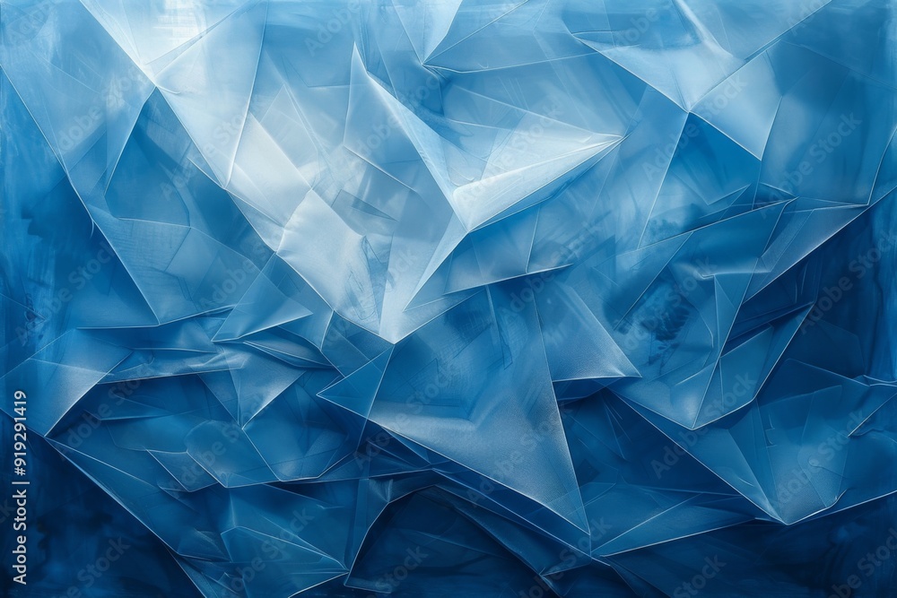 Abstract Blue Geometric Art Abstract Blue Geometric Art