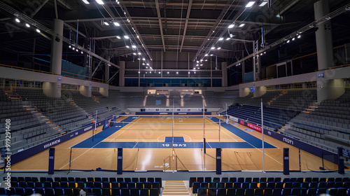 Wallpaper Mural volleyball and basketball sports venue Torontodigital.ca