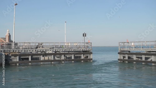 The Chicago Harbor Lock, also known as the Chicago River And Harbor Controlling Works is a stop lock and dam located within the Chicago Harbor in Chicago, Illinois at the mouth of the Chicago River photo