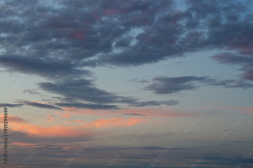 Fototapeta premium sunset in the sky