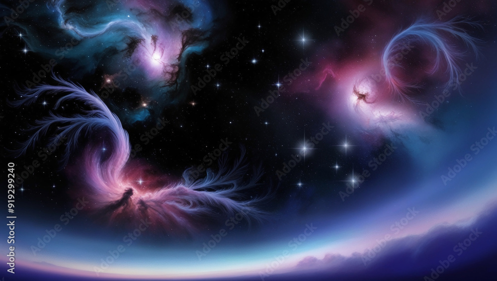 High resolution infinite space background High resolution infinite space background