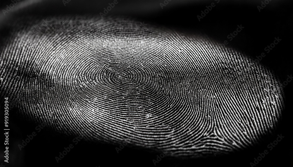 Finger print texture on black background. Finger print texture on black background.