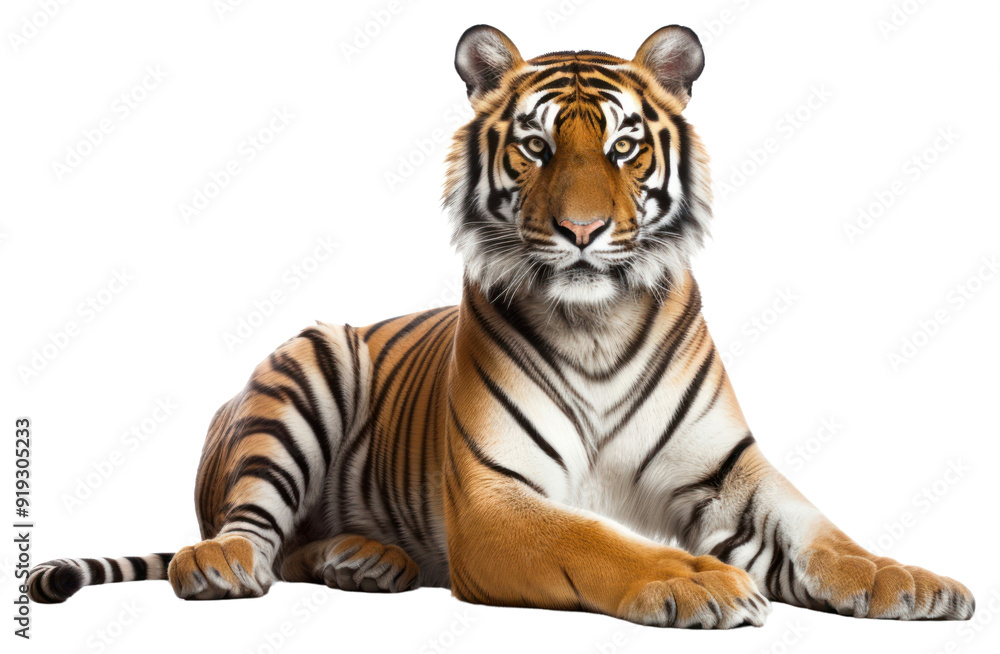 Fototapeta premium PNG Bengal tiger wildlife animal mammal.