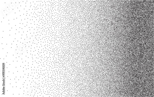 Dotwork gradient pattern vector background