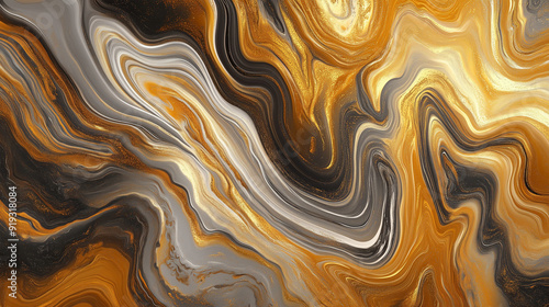 An abstract pattern composed of yellow and grey.