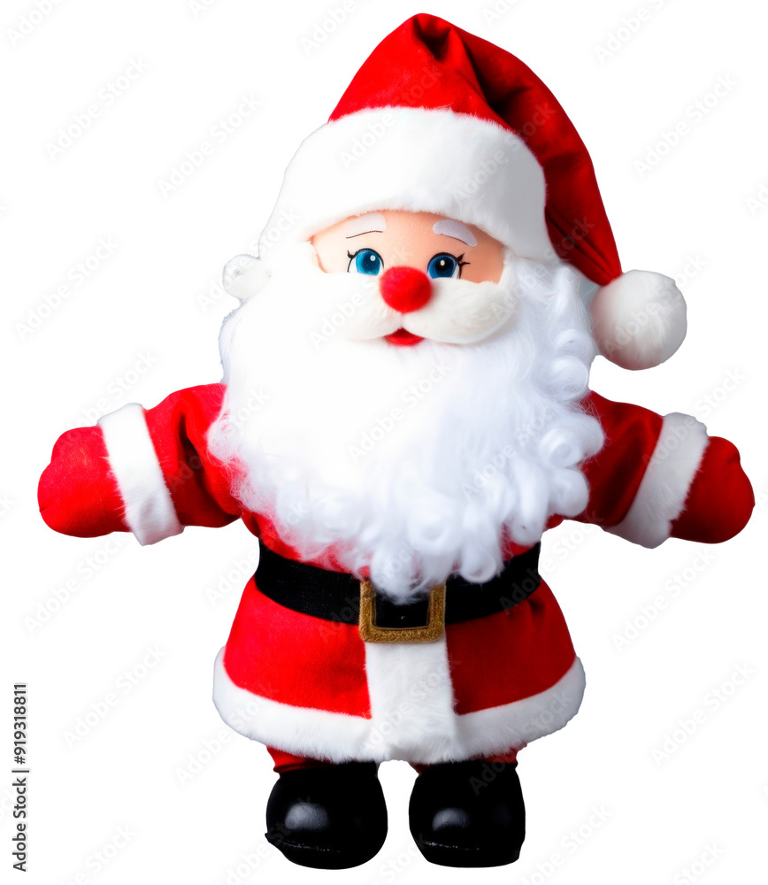Santa Claus doll, Christmas and celebration concept, on transparent background PNG Santa Claus doll, Christmas and celebration concept, on transparent background PNG