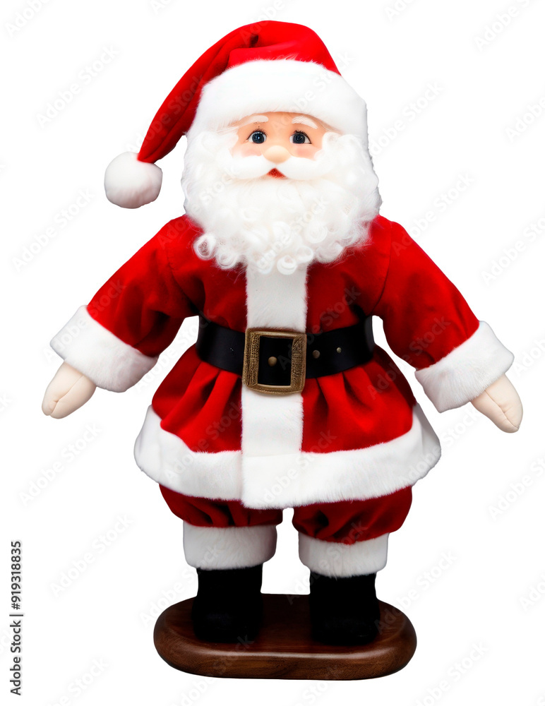 Santa Claus doll, Christmas and celebration concept, on transparent background PNG Santa Claus doll, Christmas and celebration concept, on transparent background PNG