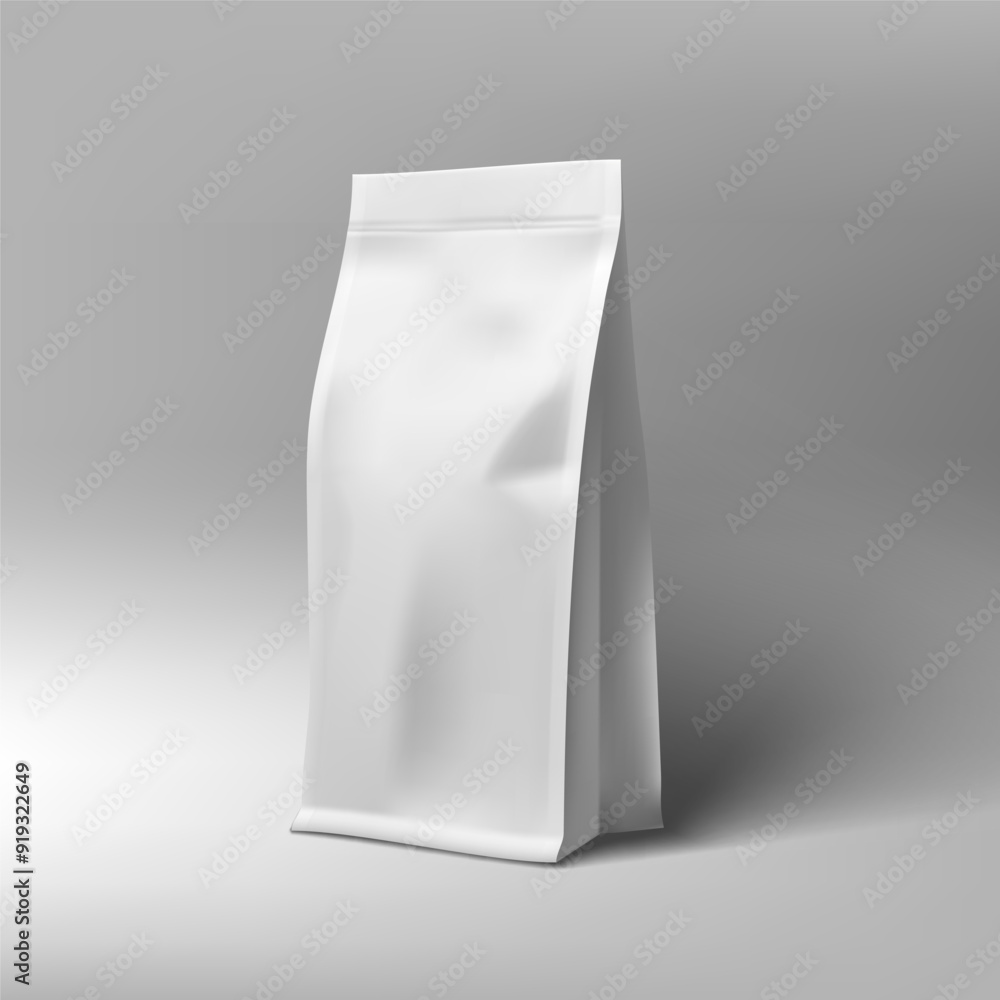 Vertical Stand Bag Mockup For Bulk Products Vertical Stand Bag Mockup For Bulk Products
