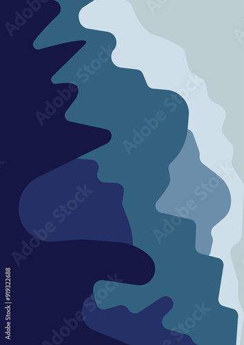 abstract of an ocean