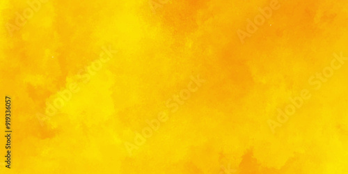 Abstract acrylic painted orange or yellow grunge texture,art abstract yellow watercolor painting textured design,Yellow paint background, beautiful watercolor background for your design,