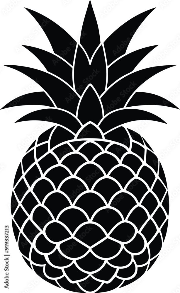 Obraz premium illustration of pineapple