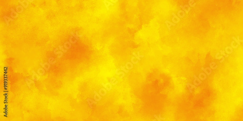 Abstract acrylic painted orange or yellow grunge texture,art abstract yellow watercolor painting textured design,Yellow paint background, beautiful watercolor background for your design,