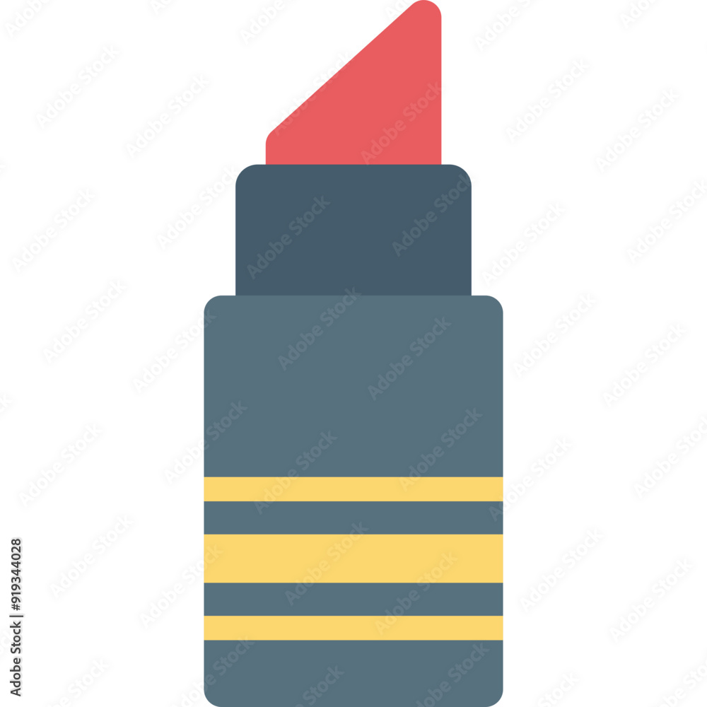Lipstick vector icon in flat style Lipstick vector icon in flat style