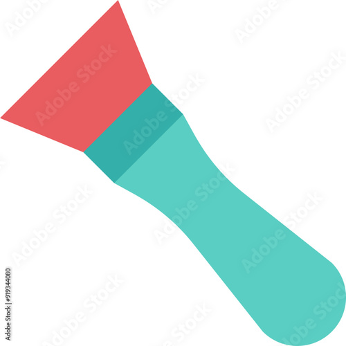 Blusher vector icon in flat style 